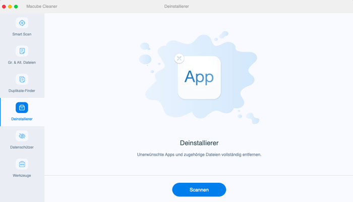 Macube Cleaner Deinstallierer