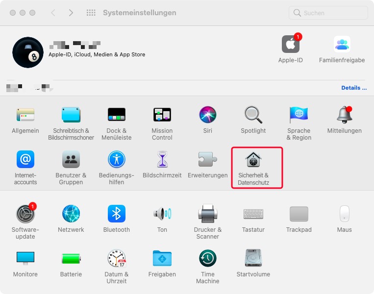 Mac Sicherheit & Datenschutz