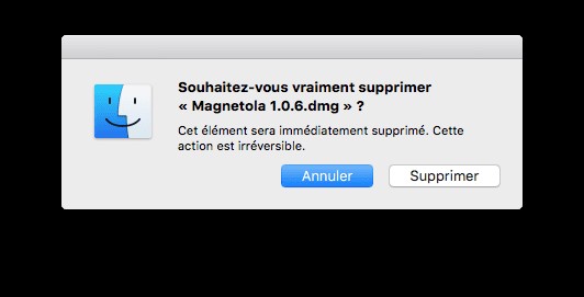 confirmer la suppression