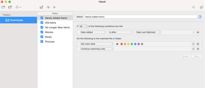 Hazel 5 als App Uninstaller auf Mac