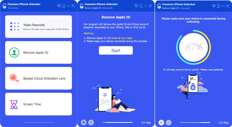 iPhone Unlocker Remove Apple ID Successfully | clean apple id from iphone