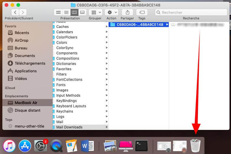 supprimer mail