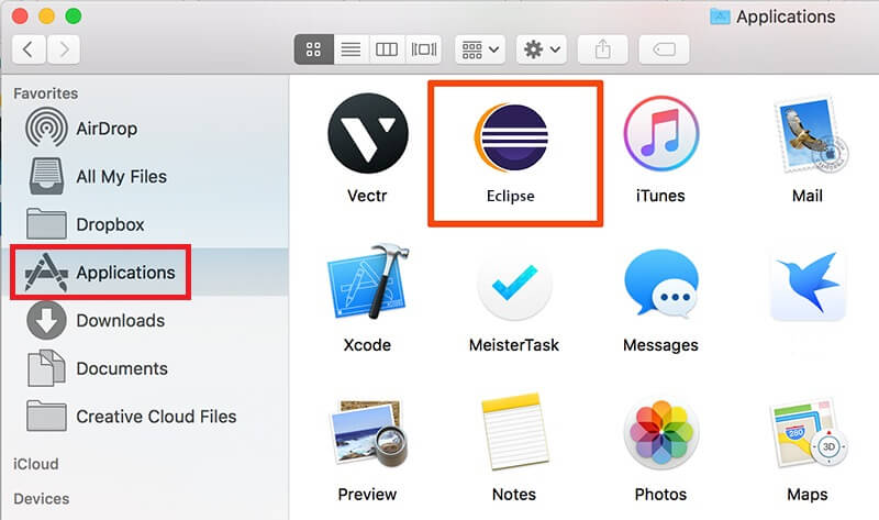 Mac Eclipse アンインストール