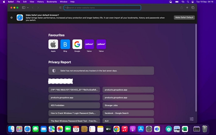 borrar caché de safari mac paso 1 | borrar cookies en iphone/ipad/mac