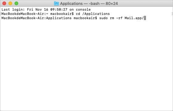 Delete Mail App on Mac | Uninstall Mail App on Mac