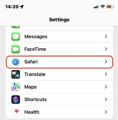 Отключить Safari на iPhone, шаг 1 | удалить Safari на Mac