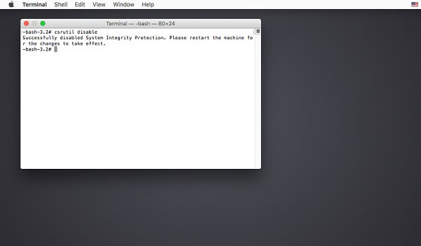 Disable System Integrity Protection | Uninstall Mail App on Mac