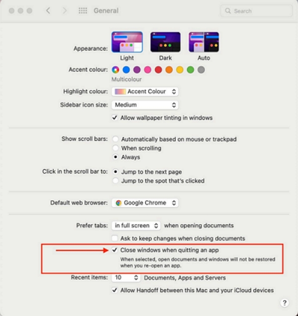 check the checkbox | Mac Startup Slow