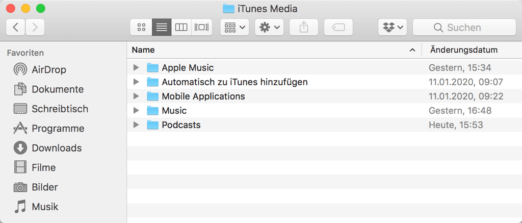 iTunes Downloads löschen