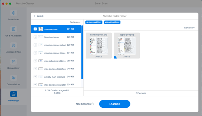 Mac Ähnliche Bilder Finder