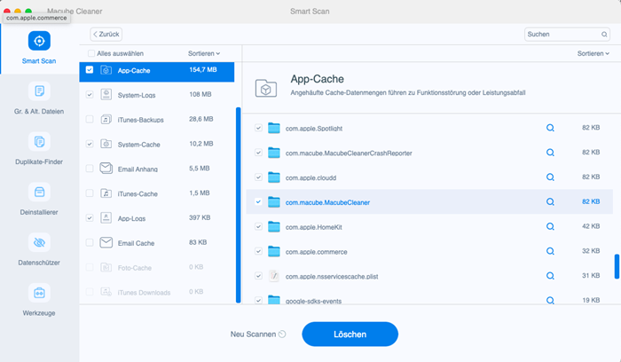 Mac App-Cache löschen