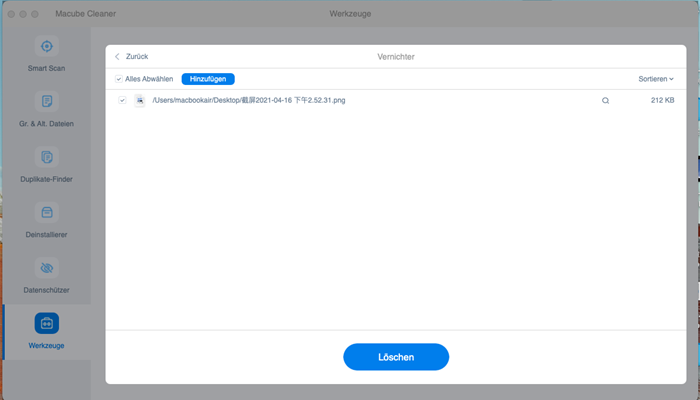 Mac Dateien endgültig löschen