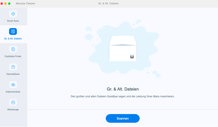 Mac große alte Dateien finden