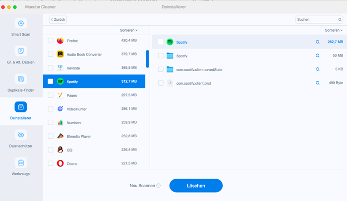 Spotify komplett deinstallieren Mac