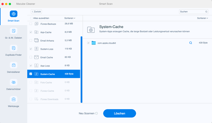 Mac System Cache löschen