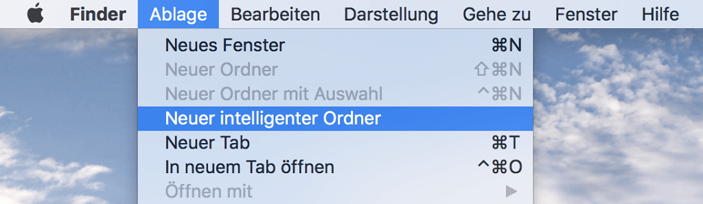 Neuer intelligenter Ordner