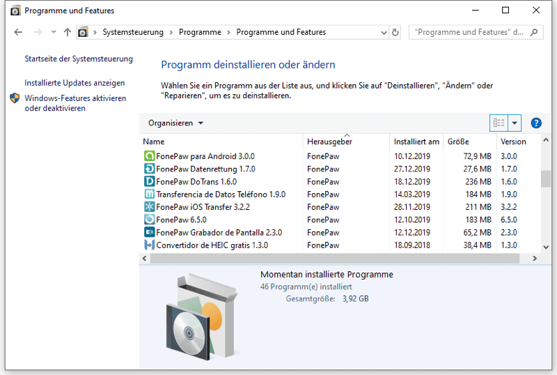 Fortnite deinstallieren auf Windows PC