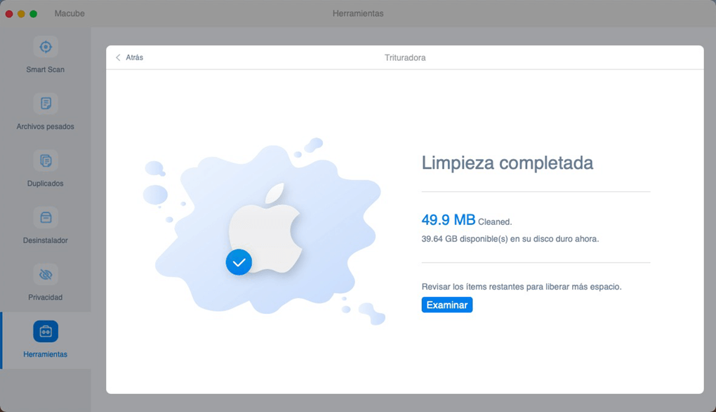 limpieza completa de trituradora