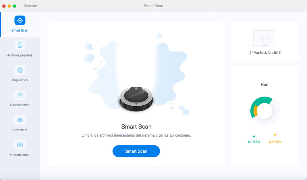 Interfaz de smart scan
