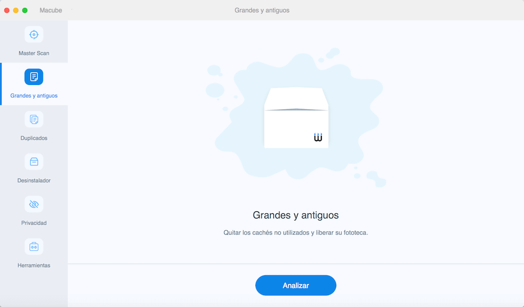 Buscar los archivos grandes y antiguos en Mac