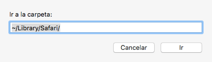 Borrar la carpeta de extensiones Safari en Mac