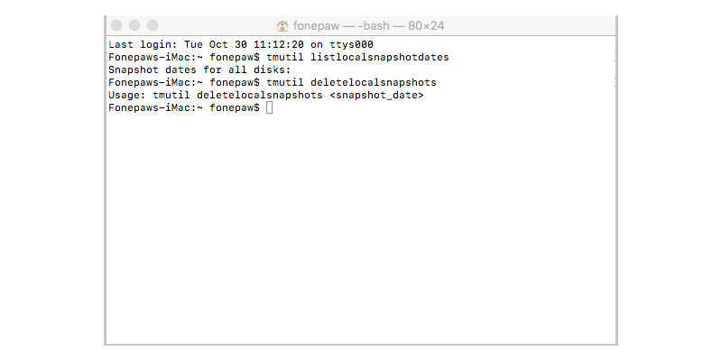 Eliminar los respaldos en Time Machine de Mac