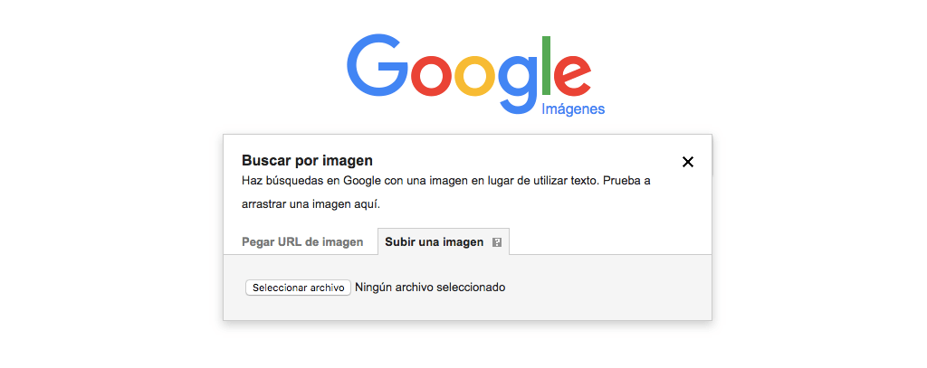 Subir una imagen a Google