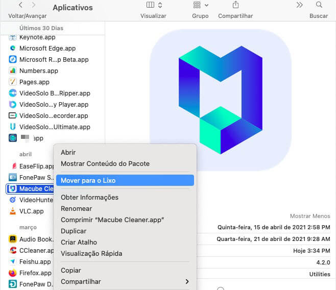 desinstalar de finder