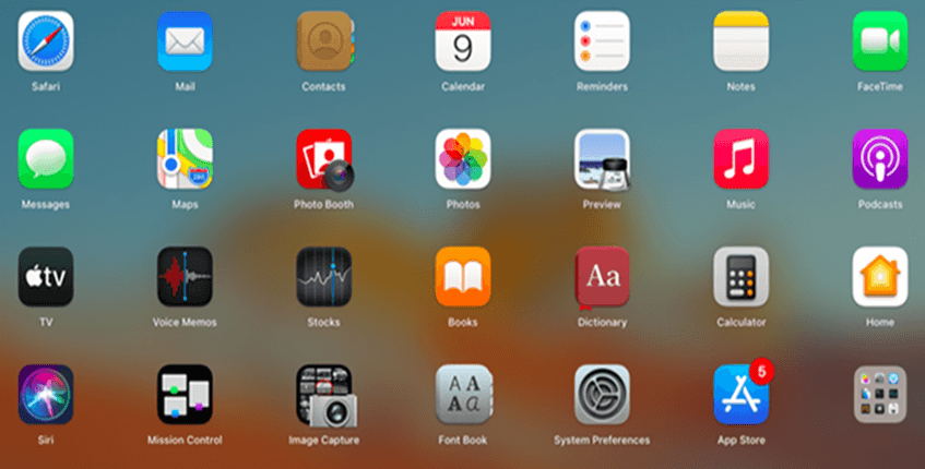 desinstalar de launchpad