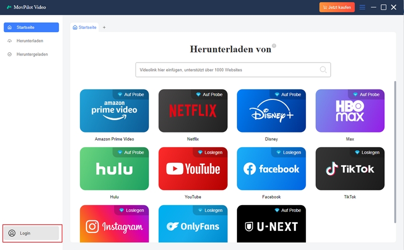 Laden Sie die Videosoftware movpilot herunter. | Amazon Prime Videos auf dem Mac finden und herunterladen