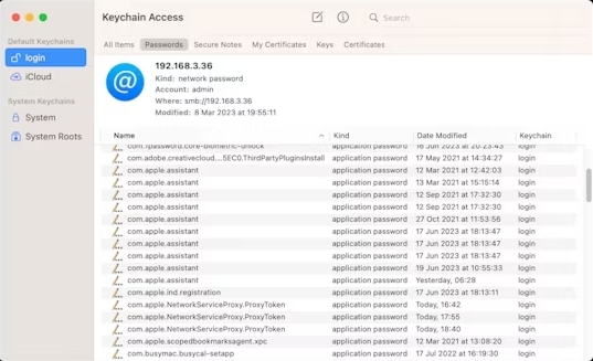 выберите «Удалить брелок» | удалить брелок Mac