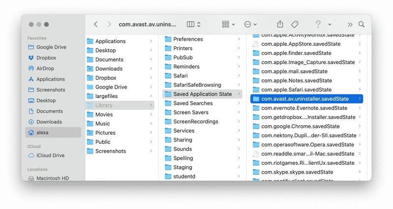 Archivos de seguridad de Avast | Limpieza de Avast para Mac