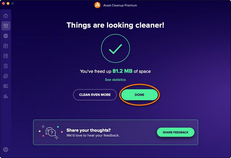 software pops up5 | Avast Cleanup for Mac
