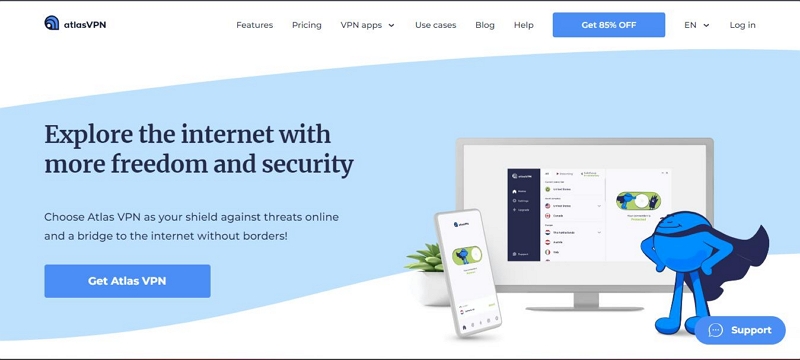 Atlas VPN | Beschleunigen Sie Downloads auf dem Mac