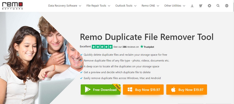 Remo Duplicate File Remover | Finder für doppelte Dateien