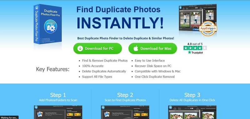 Fixateur de photos en double Pro pour Mac | Recherche de photos en double