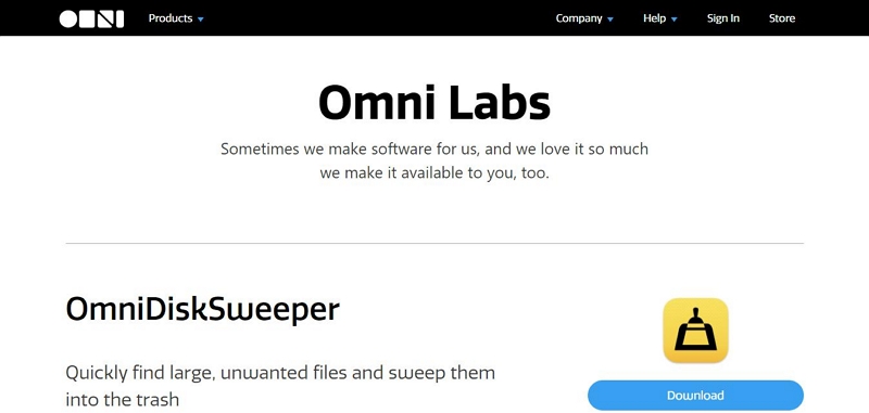 OmniDiskSweeper | Optimiseurs Mac