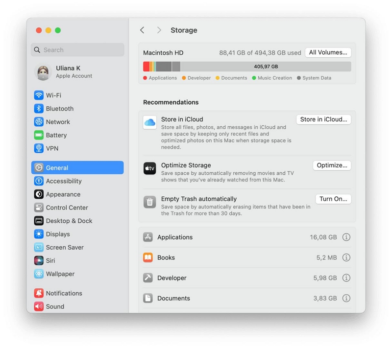 storage management | Your System Has Run out of Application Memory