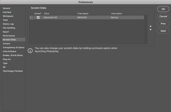 Change Scratch Disk | fix Photoshop scratch disk full on Windows and Mac