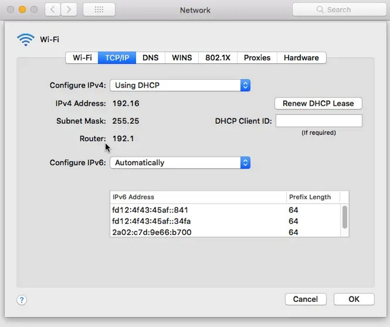 localiser le paramètre wifi | Accélérez les téléchargements sur Mac