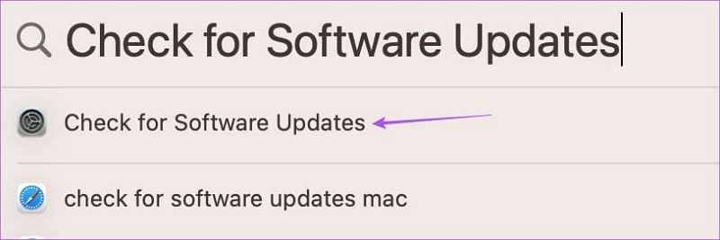 Buscar actualizaciones de software | Macbook no descarga archivos