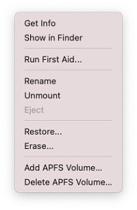 Удалить том APFS | увеличить память Mac