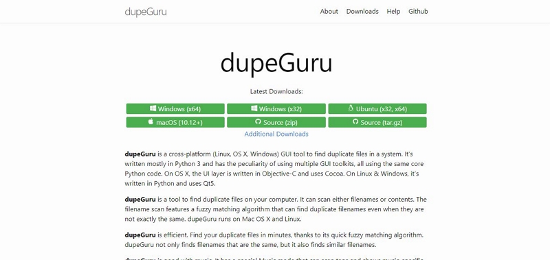 Cisdem Duplikat-Finder Alternative DupeGuru Duplikat-Finder | Cisdem Duplikat-Finder