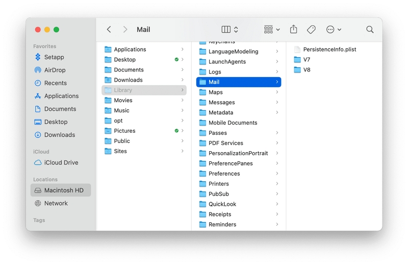for current versions | Clear Mac Mail Cache