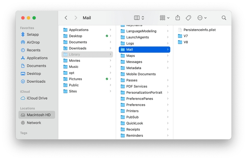 für aktuelle Versionen | Leeren Sie den Mac-Mail-Cache