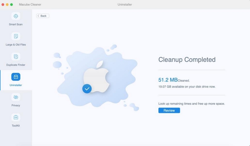 Macube Cleaner-App unistaller3 | Reiniger ein Profi