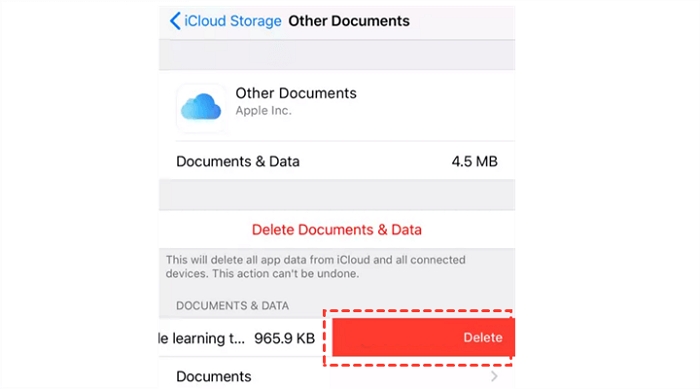 icloud ドライブからドキュメントをクリアする | iPhoneのiCloudストレージを解放する