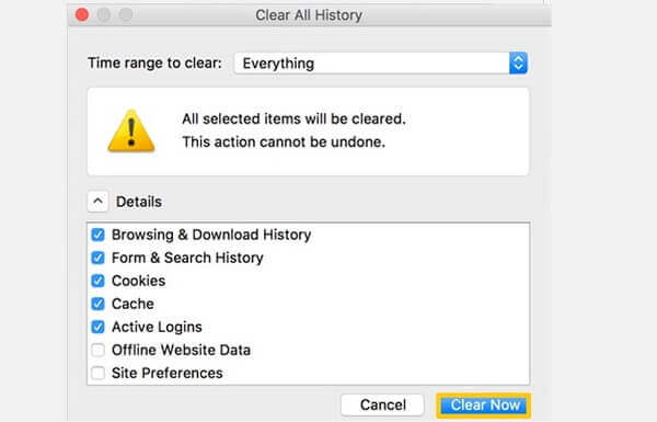 Очистить автозаполнение в Firefox | Удалить автозаполнение в Firefox на Mac