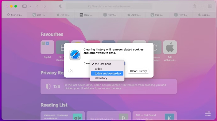 borrar historial mac | eliminar sitios de Safari visitados con frecuencia en Mac/iPhone/iPad