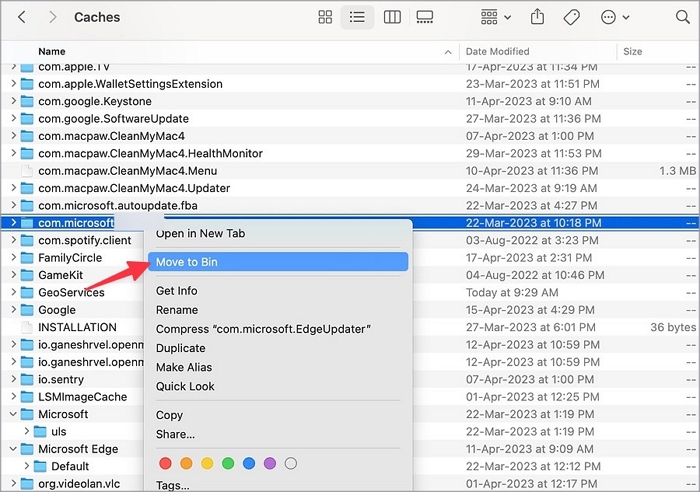 Outlook-Cache auf dem Mac löschen Schritt 2 | Löschen Sie den Outlook 365-Cache auf Mac/Windows/Android/iPhone